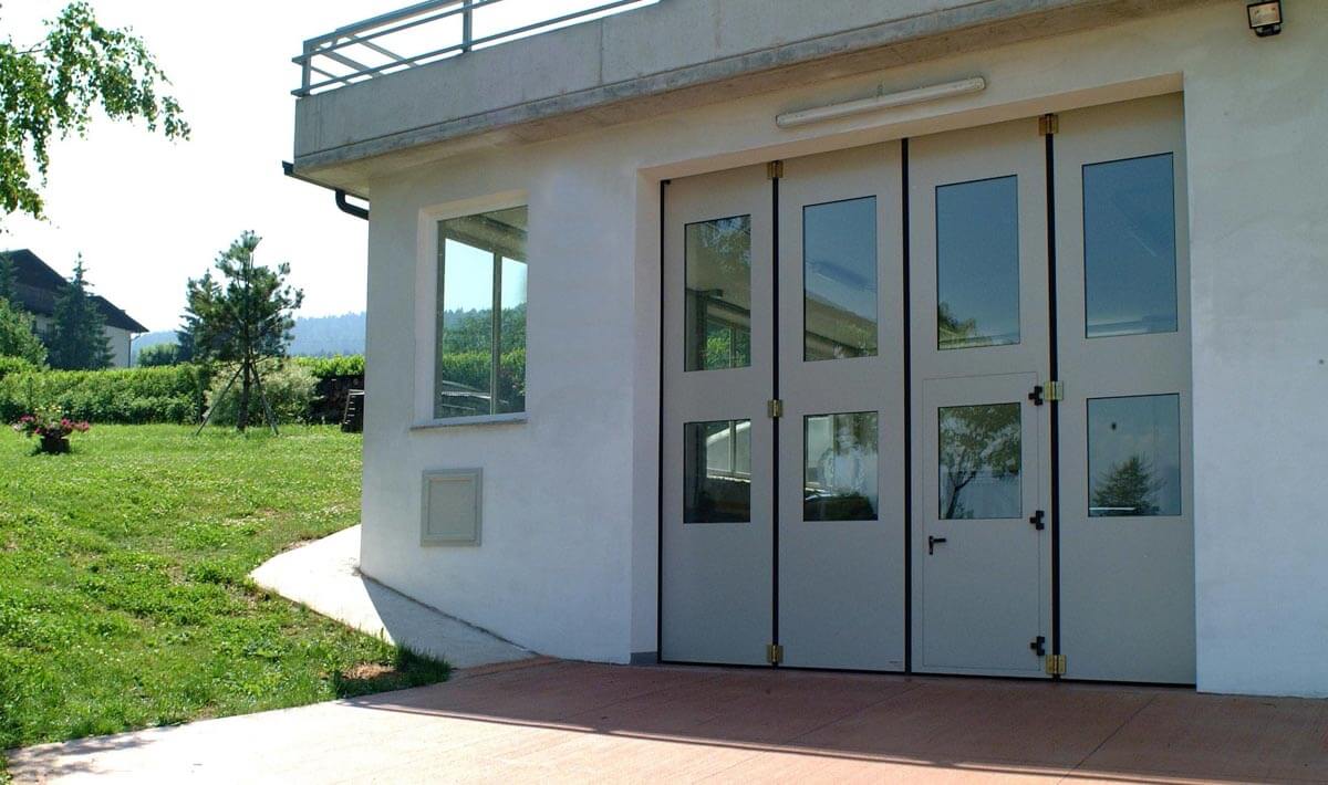 Portoni a libro in acciaio Gazzini-2